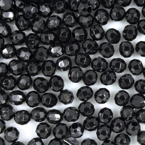 Quality Opaque Black Plastic Bead-General Bead