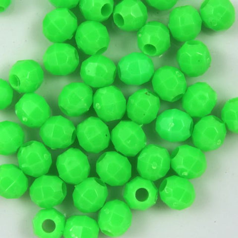 Quality Opaque Lt. Green Plastic Bead-General Bead