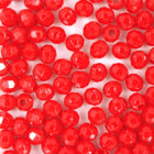 Red Quality Plastic Faceted Bead-General Bead