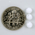 White Quality Plastic Faceted Bead-General Bead