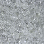 Beadery Transparent Crystal Faceted Round Beads (4mm, 6mm, 8mm, 10mm, 12mm)-General Bead
