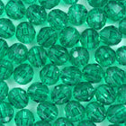 Emerald Quality Plastic Faceted Bead-General Bead