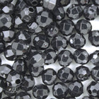 Black Quality Plastic Faceted Bead-General Bead
