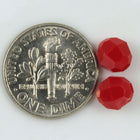 Red Quality Plastic Faceted Bead-General Bead