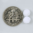 White Quality Plastic Faceted Bead-General Bead