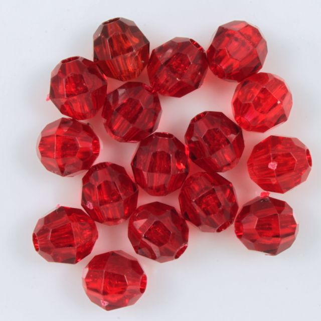 Tiny Round Glass Beads 3mm Czech Red Swirl