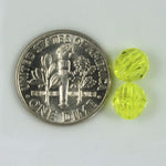 Transparent Yellow Quality Plastic Faceted Bead-General Bead