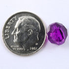 8mm Dk. Amethyst Quality Plastic Faceted Bead-General Bead