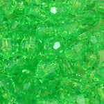 Beadery Transparent Lime Faceted Round Beads (4mm, 6mm)-General Bead