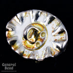 13mm x 18mm Cultura Pearl Rhinestone Button-General Bead