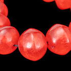 16" Strand 19mm x 20mm Red Resin Saucer Beads (25 Pcs) #RES103