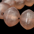 16" Strand 19mm x 20mm Old Rose Resin Saucer Beads (25 Pcs) #RES203