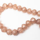 16" Strand 19mm x 20mm Old Rose Resin Saucer Beads (25 Pcs) #RES203