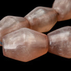 16" Strand 24mm x 18mm Old Rose Bicone Resin Beads (18 Pcs) #RES205