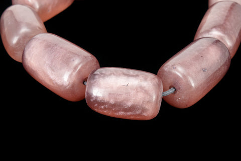 16" Strand 21mm x 14mm Rose Barrel Resin Beads (19 Pcs) #RES302