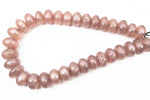 16" Strand 21mm x 13mm Rose Rondelle Resin Beads (33 Pcs) #RES306