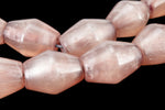 16" Strand 24mm x 18mm Rose Bicone Resin Beads (18 Pcs) #RES305