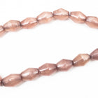 16" Strand 24mm x 18mm Rose Bicone Resin Beads (18 Pcs) #RES305