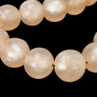 16" Strand 19mm Peach Round Resin Beads (23 Pcs) #RES401