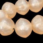 16" Strand 19mm x 20mm Peach Resin Saucer Beads (25 Pcs) #RES403