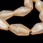 16" Strand 24mm x 12mm Peach Long Bicone Resin Beads (18 Pcs) #RES404