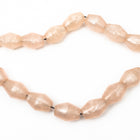 16" Strand 24mm x 18mm Peach Bicone Resin Beads (18 Pcs) #RES405