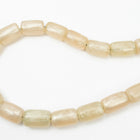 16" Strand 21mm x 14mm Champagne Barrel Resin Beads (19 Pcs) #RES502