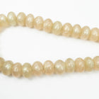 16" Strand 21mm x 13mm Champagne Rondelle Resin Beads (33 Pcs) #RES506