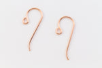 25mm Rose Gold Filled Shepherd Hook Ear Wire #RGD017-General Bead