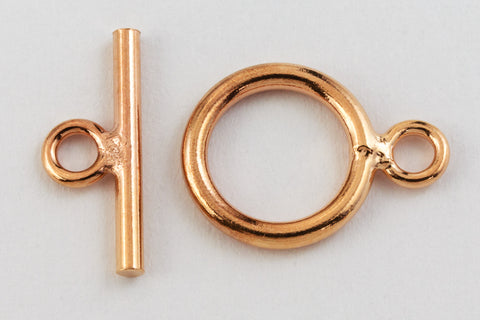9mm Rose Gold Filled Toggle Clasp #RGJ019-General Bead