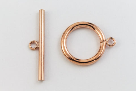 15mm Rose Gold Filled Toggle Clasp #RGK019-General Bead