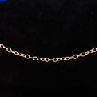 2mm Rose Gold Filled Oval Cable Chain #RGP089-General Bead