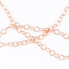 2mm Rose Gold Filled Oval Cable Chain #RGP089-General Bead