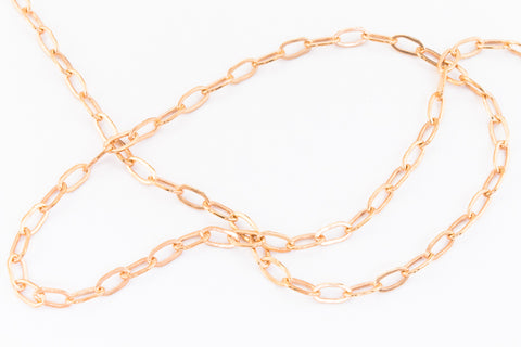 2mm Rose Gold Filled Drawn Cable Chain #RGT089-General Bead