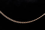 2mm Rose Gold Filled Long Curb Chain #RGZ089-General Bead
