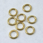 6mm Gold Soldered Jump Ring 18 Gauge #RJA022-General Bead