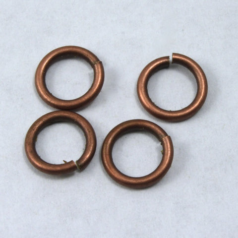 8mm Antique Copper Jump Ring 18 Gauge #RJB028-General Bead