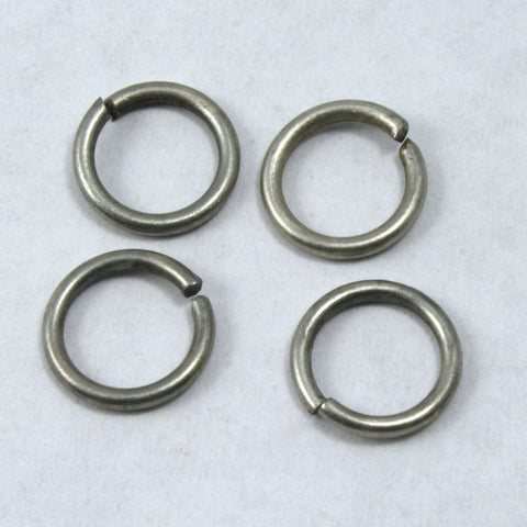 10mm Antique Silver 13 Gauge Jump Ring #RJF044-General Bead