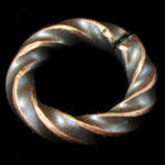 6mm Antique Copper 18 Gauge Twist Jump Ring #RJD025-General Bead