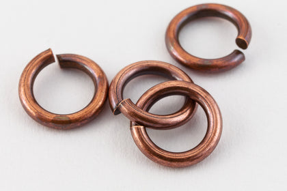 4mm Antique Copper Tierracast Pewter 20 Gauge Jump Ring #RJD052-General Bead