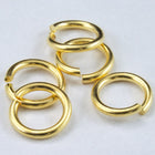 8mm Matte Gold 18 Gauge Jump Ring #RJF028-General Bead
