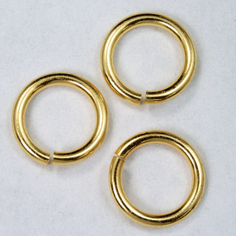 15mm Gold 15 Gauge Jump Ring #RJA043-General Bead