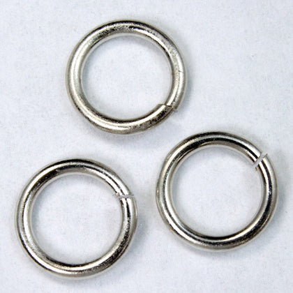 10mm Silver 13 Gauge Jump Ring #RJB044-General Bead