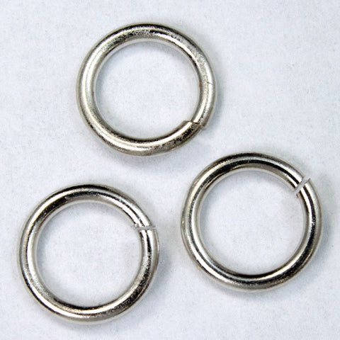12mm Silver 13 Gauge Jump Ring #RJB045-General Bead