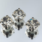 18ss Crystal/Silver Sew-On Chaton Rhinestone (4 Pcs) #RSC077