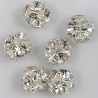 5.5mm Crystal/Silver Swarovski Rhinestone Ball Bead #RSA096