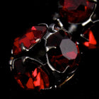 5.5mm Siam/Gunmetal Rhinestone Ball Bead-General Bead