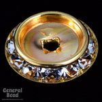 14mm Gold Setting with Rhinestones-General Bead