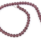 8mm Amethyst Sea Glass Strand (53 Pcs) #SEA013-General Bead
