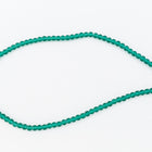 10mm Emerald Sea Glass Strand (44 Pcs) #SEA027-General Bead